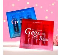 Gege Bear - Set of 3: Dazzling Water Lip Gloss - 2 Types #A (1-3) - 2.5g x 3