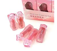 Gege Bear - Velvet Milk Cream Lip Mud - 1-3 #02 Lychee White Peach