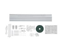 gegeweeret Riel de cortina motorizado con mando a distancia, riel de cortina de aluminio de 1-4 metros para cortinas de dormitorio, cortina de autocaravana, cortina de ducha