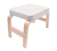 gegeweeret Taburete de soporte para la cabeza de yoga, ideal para principiantes y avanzados, robusto y versátil, con cómodo cojín de asiento, capacidad de carga 200 kg