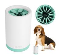 GEGNNS Limpiador Pata Perro, Limpiador Patas Paw Cleaner, Portátil Extraíble Limpiador Pata Perro, Suave Cepillo Cerdas Silicona limpiador patas perro para Masaje de Mascotas Garras Sucias