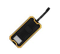 Gegong 20000MAH Solar Cargado de Caja de energía Kit DIY | Carga RÁPIDA Dual USB | Potencia de Copia de Seguridad portátil (Amarillo)