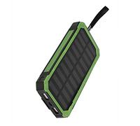 Gegong 20000MAH Solar Cargado de Caja de energía Kit DIY | Carga RÁPIDA Dual USB | Potencia de Copia de Seguridad portátil (Verde)
