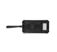 Gegong 20000MAH Solar Cargado de Caja de energía Kit DIY | Carga RÁPIDA Dual USB | Potencia de Copia de Seguridad portátil (Negro)