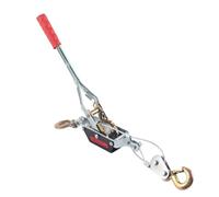 Gegong Terrador de potencia manual de cable de alambre de 2 toneladas de 2 toneladas Herramienta de elevación de doble gancho de doble tensor Mini Afectador con agarre acaredado de (2t)