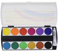GeHa 724021 - Caja de pinturas (con 12 colores y 1 tubo de pintura blanca de Pelikan)