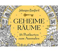 Geheime Räume: 24 Postkarten zum Ausmalen