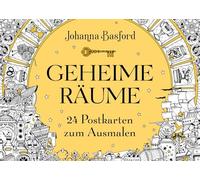 Geheime Räume: 24 Postkarten zum Ausmalen