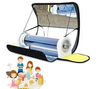 GEHPYYDS Horno de Camping portátil - Cocina Solar para cocinar al Aire Libre con Gran Capacidad de 4,5 L y termómetro, 93 °C - 232 °C, Ideal para Camping y Senderismo.