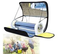 GEHPYYDS Horno portátil para Acampar - Cocina Solar para cocinar al Aire Libre con Capacidad de 4,5 L y termómetro Integrado, de 93 °C a 232 °C (200 °F a 450 °F),para Acampar y Hacer Senderismo