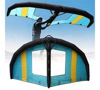 GEHPYYDS Tabla de Surf Inflable para Windsurf y Wing Surfing, Vela de Tabla de Surf portátil, Cometa de ala de Aluminio de Mano para Juegos acuáticos y esquí de Nieve. 6m³