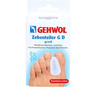 GEHWOL Zehenteiler G D groß Polymer-Gel-Kissen, 3 pzas Esparadrapo