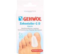 GEHWOL Zehenteiler G D klein hautfreundliches, weiches hochelastisches Polymer-Gel-Kissen, 3 pzas Esparadrapo