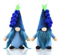 Gehydy Arándano Gnomo Navideños Juego de 2 Decoración Navidad Nomos Duende Decor para Hogar Casa