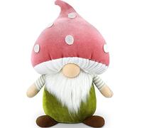 Gehydy Champiñón Gnomo Navidad Decoración Nomo Duende Christmas Decorations para Hogar Casa 33cm