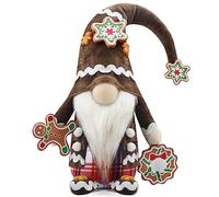 Gehydy Gnomo Navidad Decoración Juego de 2 Dulces Navideñas Christmas Decor para Hogar Casa 43cm