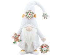Gehydy Gnomo Navidad Decoración Juego de 2 Dulces Navideñas Christmas Decor para Hogar Casa 43cm
