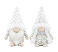 Gehydy Gnomo Navidad Decoración Juego de 2 Navideñas Christmas Decor para Hogar Casa