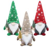 Gehydy Gnomo Navidad Decoración Juego de 3 Christmas Decor para Hogar Casa