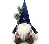 Gehydy Gnomo Navidad Decoración Nomo con Ramas y Bolsa Duende Peluche Adornos Navideños Christmas Decorations para Hogar Casa 33cm