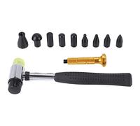 Geieold 10 unidades de Herramientas para Coche, Herramientas de Reparación de Abolladuras Pintables para Carrocería, con Grifo de Cabeza Baja, Kit de Reparación de Abolladuras