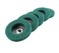 Geieold 5 unidades de fibra de nailon para pulir, disco de pulido, esponja abrasiva para lijadora para pulidora de metal