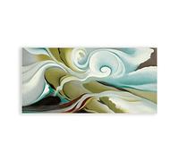 GEILEX Arte Mural de Georgia O'Keeffe. Georgia O'Keeffe Famosos lienzos Abstractos. Cuadros de Lienzo para decoración del hogar (Naturaleza) 30x60cm (11.8x23.7in) sin Marco