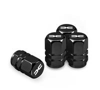 geimaisiquanjia 4 Piezas Tapas de Válvulas de Neumático de Coche para Dacia Duster 2 3 2018-2024 2025, Tapones de Válvula para Rueda Aleación Aluminio Tapón de Coche