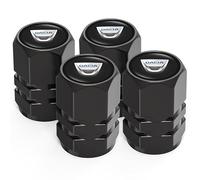 geimaisiquanjia 4 Piezas Tapas de Válvulas de Neumático de Coche para Dacia Duster III 2020-2025, Tapones de Válvula para Rueda Aleación Aluminio Tapón de Coche