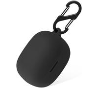 Geiomoo Funda de Silicona para Anker Soundcore P20i Anker Soundcore R50i Funda Protectora con Mosquetn (Negro)
