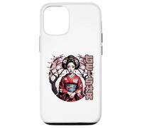 Geisha Elegante con Flores de Cerezo Carcasa para iPhone 12/12 Pro