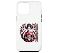 Geisha Elegante con Flores de Cerezo Carcasa para iPhone 12 Pro MAX