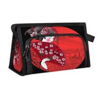 Geisha Japan - Neceser de viaje para mujeres, hombres, niñas, niños, multifuncional, bolsa de maquillaje, organizador de cosméticos, bolsa de ducha, color, M, Organizador de bolsas