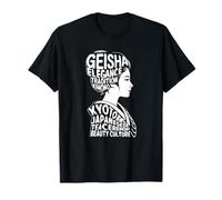 Geisha Kyoto Japón Anime Retro japonés Kanji Word Souvenir Camiseta