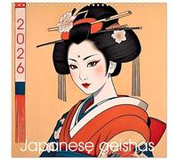 Geishas japonesas (calendario de pared 2026 12" x 24" / 30 x 60 cm (abierto)) CALVENDO 12 Month Wall Calendar: The geisha, an icon of Japanese culture (CALVENDO Places)