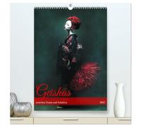 Geishas zwischen Traum und Schatten (hochwertiger Premium Wandkalender 2027 DIN A2 hoch), Kunstdruck in Hochglanz: Geishas mit surrealem Charakter