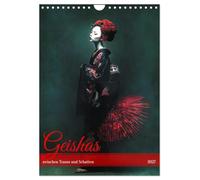 Geishas zwischen Traum und Schatten (Wandkalender 2027 DIN A4 hoch), CALVENDO Monatskalender: Geishas mit surrealem Charakter