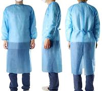 GEISTER Bata DESECHABLE Azul Cierre Trasero (Pack 10 UDS)