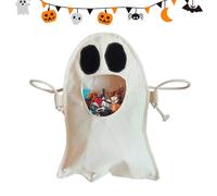 Geistertasche - 33x22cm | Halloween-Geistertasche, Ein DIY-Schnittmuster für eine Umhängetasche aus Polyester für Kinder & Erwachsene