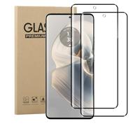 GEJEFA Protector de Pantalla para Motorola Edge 50 PRO, 2 Pack 9H Dureza Antiarañazos Cristal Templado para Motorola Edge 50 PRO con Cobertura Completa, Sin Burbujas y Sensible al Tacto