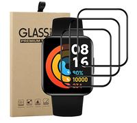 GEJEFA Protector de Pantalla para Xiaomi Poco Watch, [3 Unidades] 9H Dureza De Alta Definición Anti-Arañazo sin Burbujas Protector para Xiaomi Poco Watch