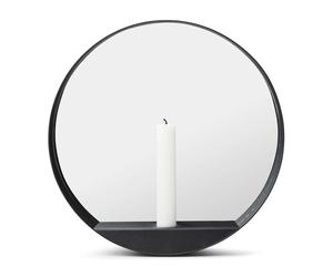 Gejst Espejo / Candelabro Glim Ø28 cm negro