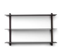 Gejst Estantería Nivo A fresno teñido de negro-negro