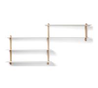 Gejst Estantería Nivo B roble claro-blanco
