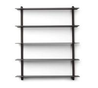 Gejst Estantería Nivo E Fresno teñido de negro-negro