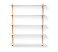 Gejst Estantería Nivo E roble claro-blanco