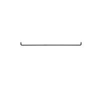 GEJST - Nivo Rail para Nivo Estante A, B, E, F & G Negro