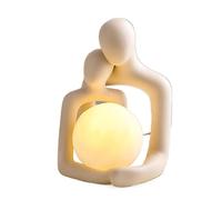 GEK208130 Decorativa Lámpara de noche creativa for dormitorio, lámpara mesa recargable cerámica, for dormir, adorno romántico for mesita for pareja Lámpara de noche