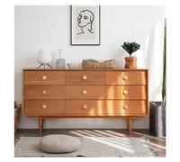 GEK208130 Dormitorio Armario de Madera Maciza for el hogar, Organizador cajones for Sala Estar, Armario Almacenamiento, Ropa Dormitorio contra la Pared, Nueve Torre de Almacenamiento