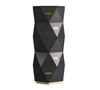 GEK208130 Dormitorio Cajonera de Lujo for Sala Estar, Cofre Decorativo for Dormitorio, Armario Almacenamiento, cómoda Madera con Varios cajones for 5 Torre de Almacenamiento(Negro)